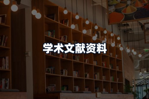 学术文献资料